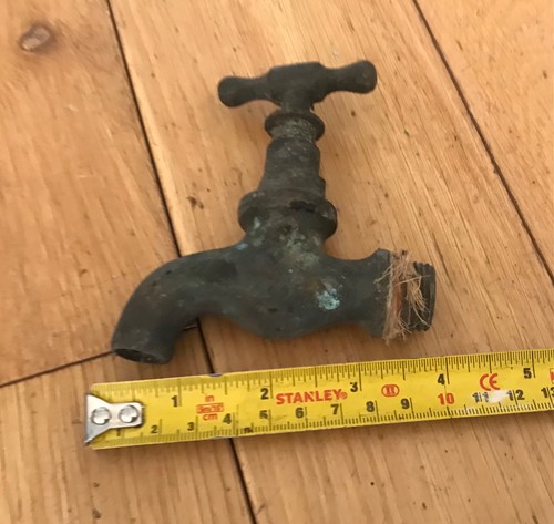 Vintage solid brass taps - vintage,