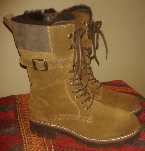 Celtic lace up calf - &,