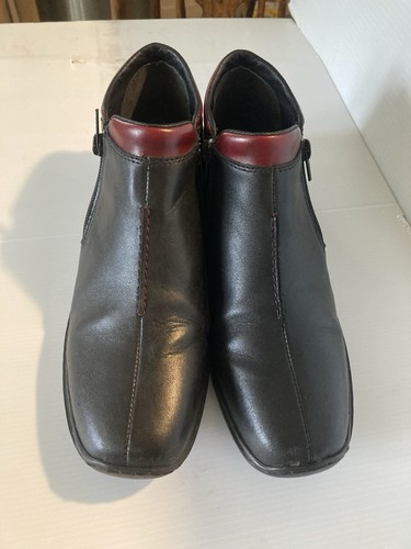 Rieker women leather black - black, &