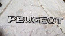 PEUGEOT BOXER trunk tailgate boot lid emblem badge logo chrome rear door van
