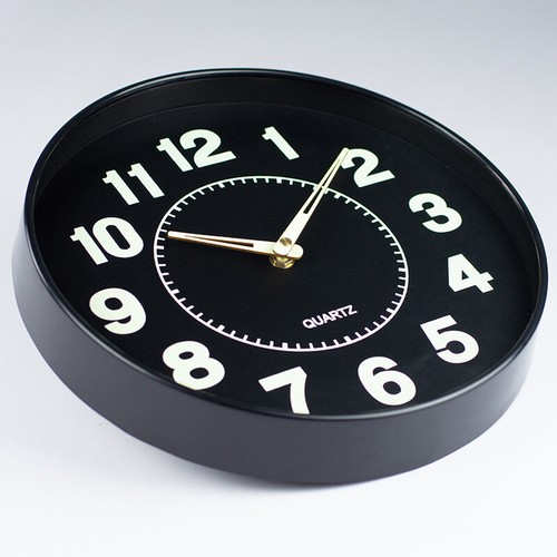 Round wall clock - round, simple