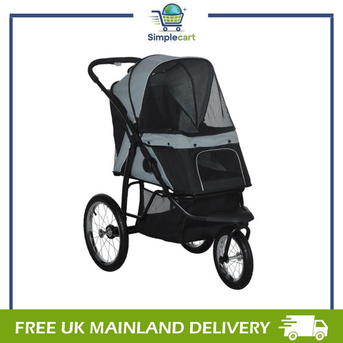 Pawhut foldable pet stroller - foldable,