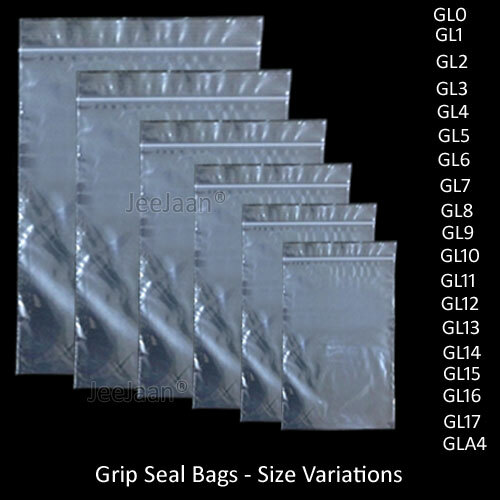 Clear grip self press seal - grip,