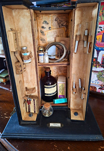 Antique style apothecary - style,