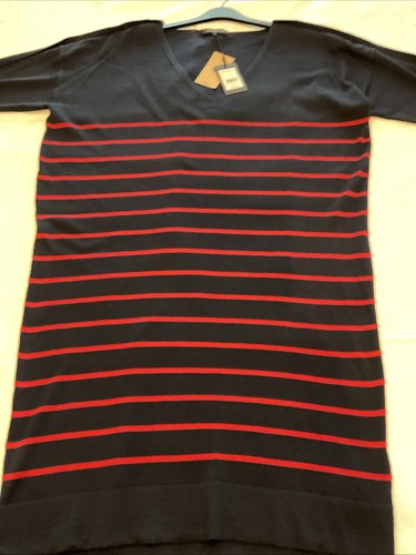 Jaeger dress navy and - navy,