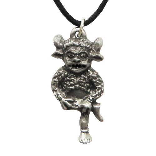 Lincoln imp pewter pendant - imp,