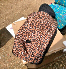 TIBA & MARL STROLLER PUSHCHAIR FOOTMUFF COSYTOES LEOPARD PRINT