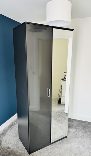Double wardrobe with mirror - double,