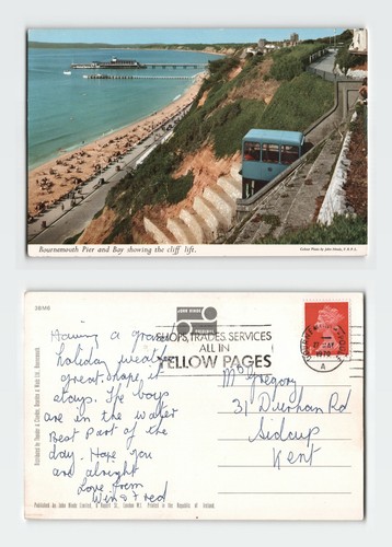 Vintage postcard bournemouth - vintage,