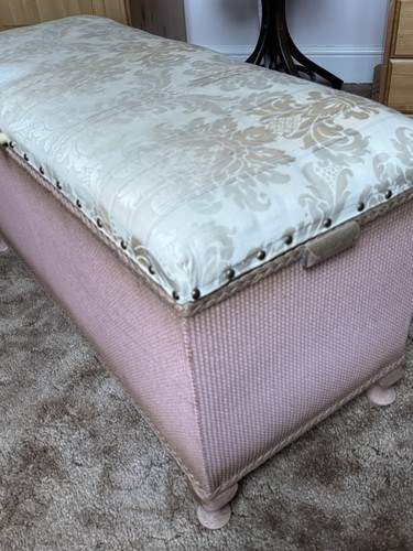 Vintage lloyd loom ottoman - lloyd,