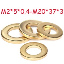 Flat Washer Brass Round Plain