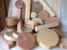 Woodturning Blanks Bowl & Square Turning - 20kg Sack Full Hardwood Selection