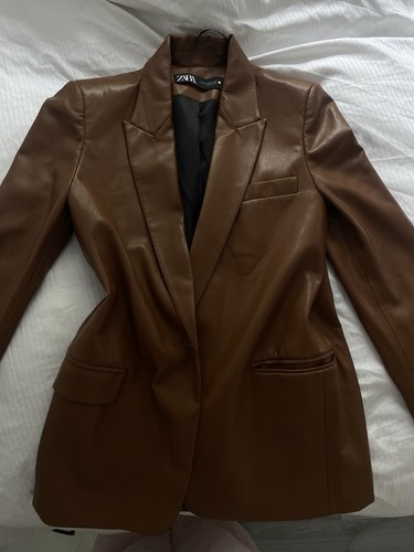 Zara women brown blazer - zara,