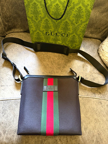 Gucci web stripe crossbody - gg,