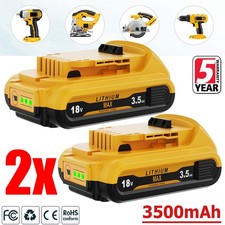 2X For DeWalt 18V Battery