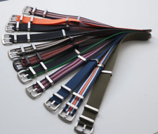 NATO Seat Belt Strap in Various Colours and Band Widths # 18 20 22 24mm