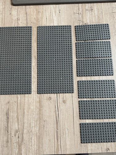 Lego grey baseplates bulk lot - lego,