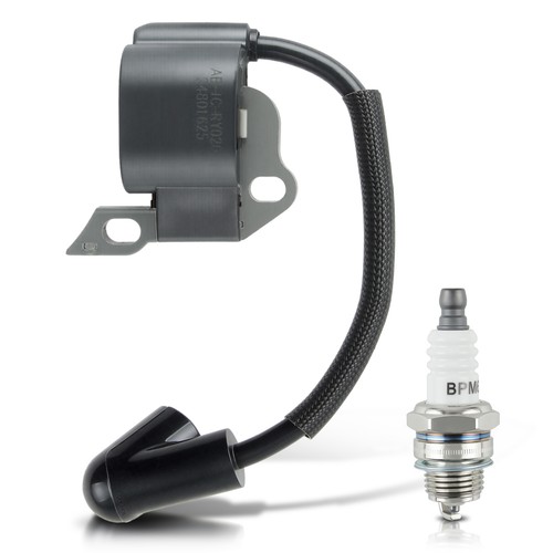 Ignition coil with spark plug - with,