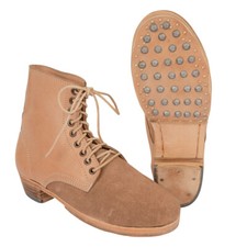 WW2 German M43 Low Boots - Repro Army Military Hobnail Leather All Sizes New