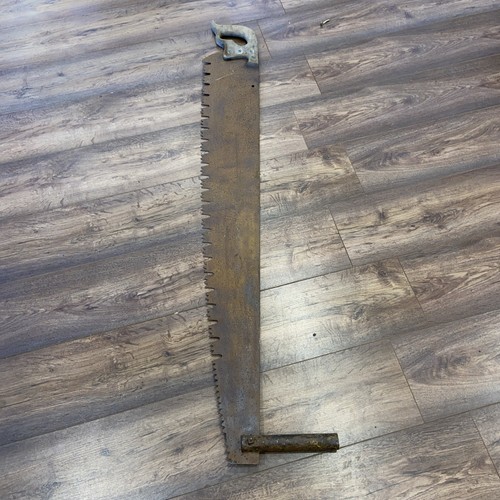 Antique crosscut hand saw - antique,