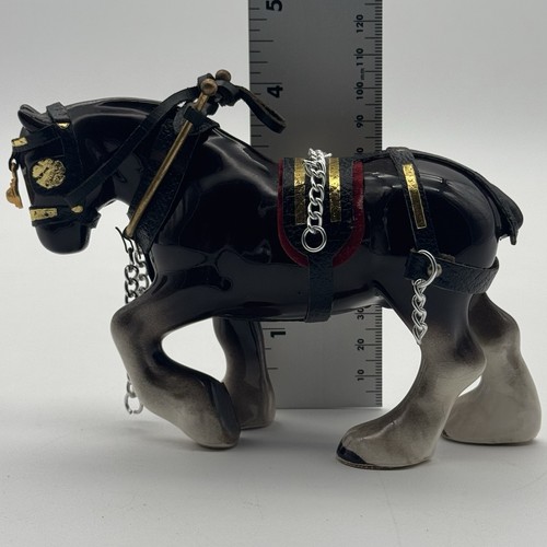 Vintage ceramic shire horse - vintage,