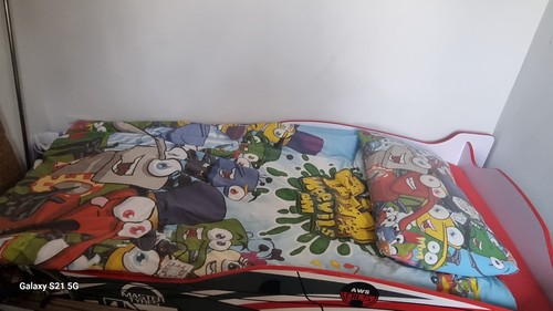 Kids car racing - racing, bed