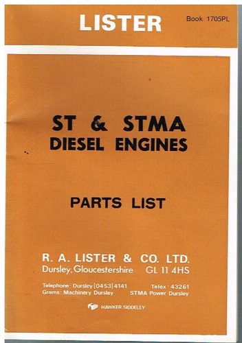 Lister stma diesel - st,