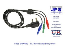  Megger Mains Plug Test Lead