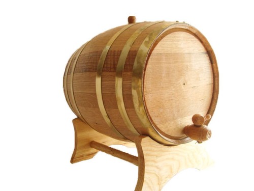 Oak barrels liter brass - oak,