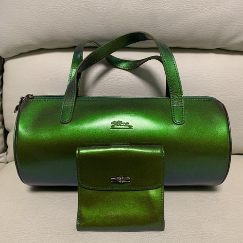 Longchamp patent leather top - patent,