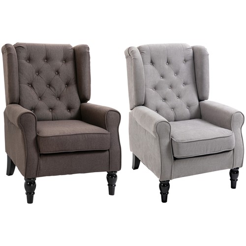 Homcom retro accent chair - homcom,