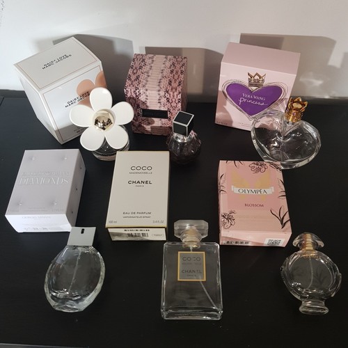 Empty perfume bottles with - 6,
