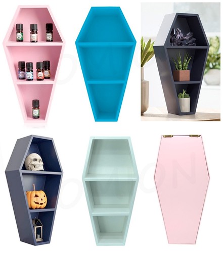 Coffin shaped wooden spooky - coffin,