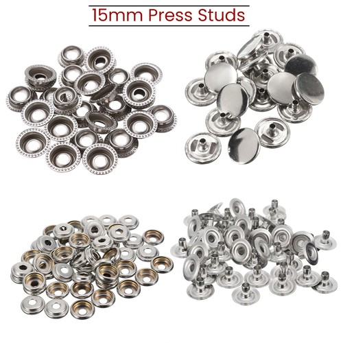 15mm press studs snap - studs,