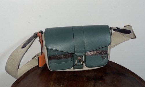 Radley green cream leather - radley,