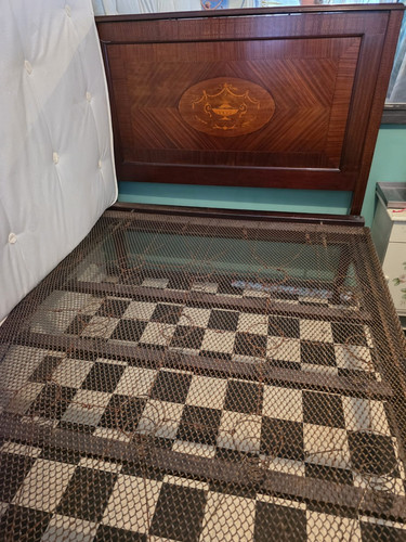 Antique edwardian bed - antique,
