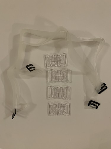 Set clear plastic - of, bikini