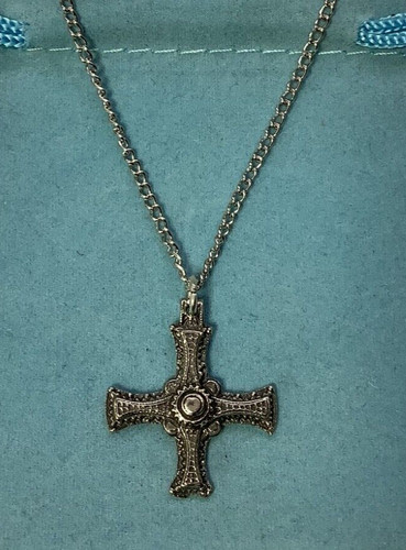 Medieval cross silver - cross, pewter