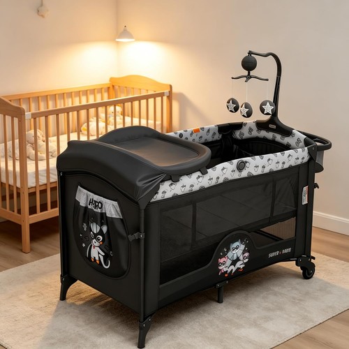 Foldable baby bedside - in,