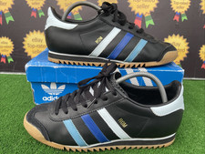 Adidas Originals Rom Core Black,Sky Tint,Royal Blue Mens Trainers UK 7.5 OG BOX