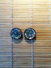 Black Arang wood with abalone shell inlay plug tunnel expander stretching ear
