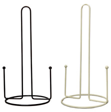 Freestanding Kitchen Metal Roll Holder Towel Tissue Paper Stand Pole Dispenser