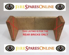 Genuine Clay Rear Fire Bricks (2 part) for Firefox 8