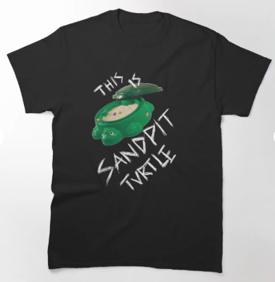 This sandpit turtle - is,