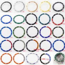 38mm*31.5mm For SKX007 SKX009 Flat Watch Bezel Insert Aluminum/Ceramic/Steel