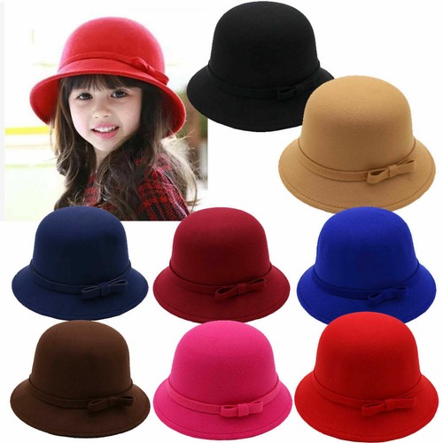 Winter girls felt bowler derby - winter,