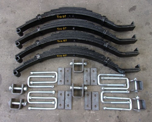 Leaf tandem trailer - 7-leaf,