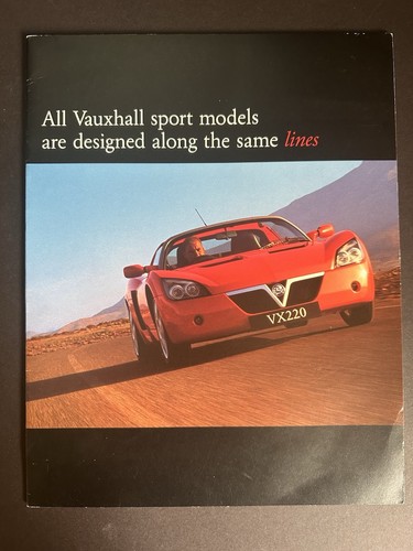 Vauxhall sports models - sports,