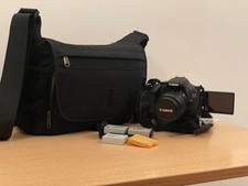 Canon EOS 600D 18.0MP DSLR Camera w/ EF-S 18-55mm IS II and a battery grip