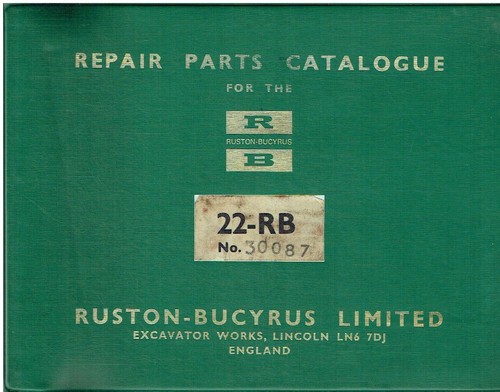 Ruston bucyrus excavator - 22-rb,